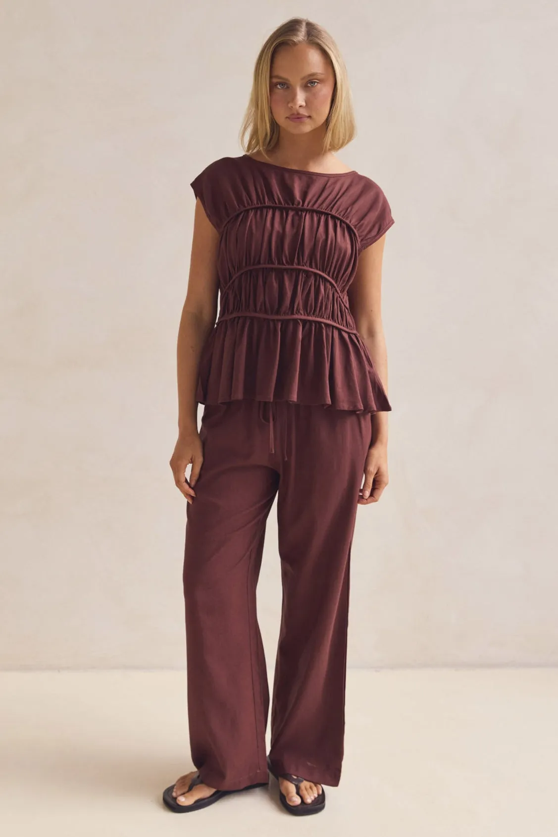 Katia Pant (Chocolate) sold by Runway Scout product image thumbnail 4