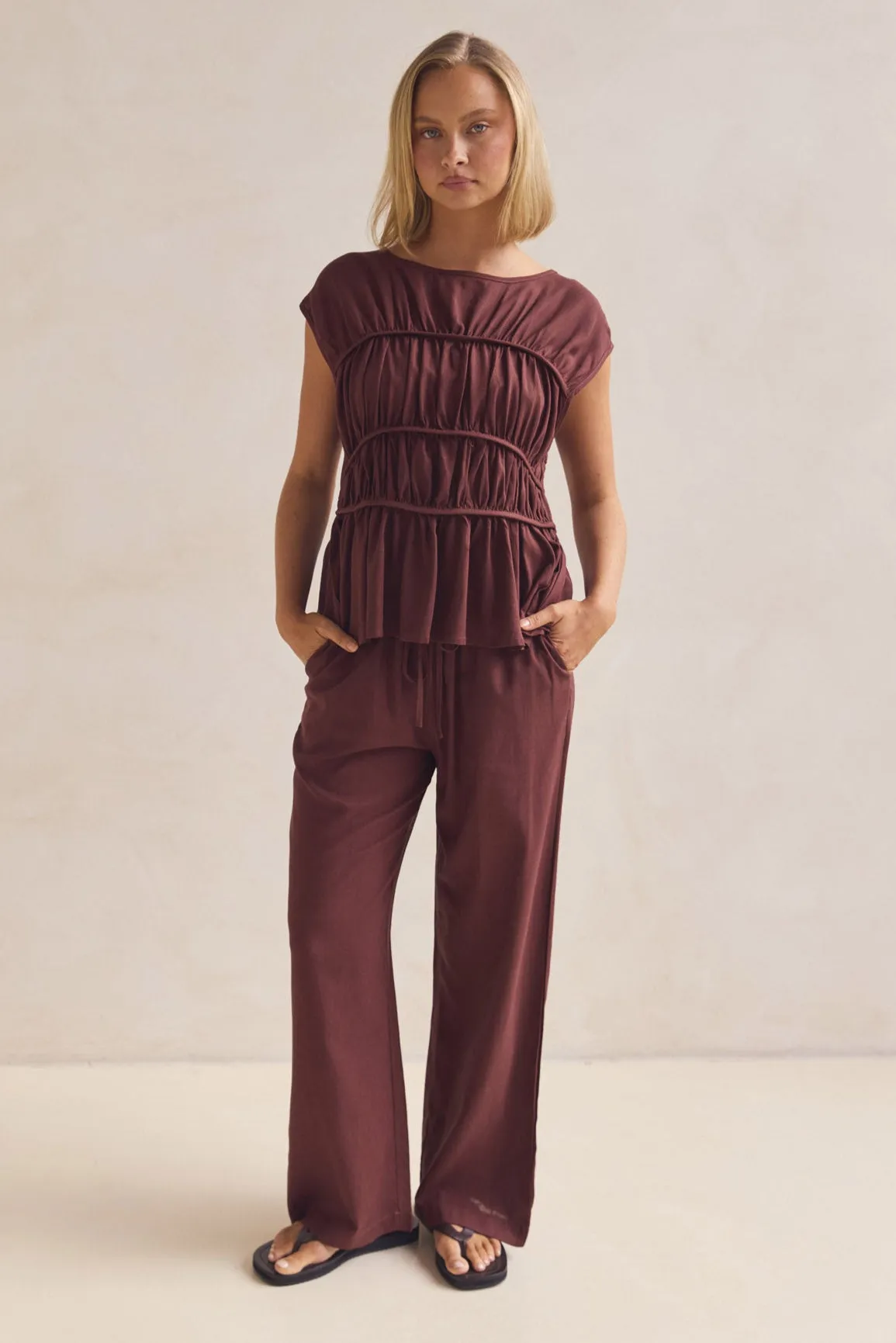 Katia Pant (Chocolate) sold by Runway Scout product image thumbnail 3