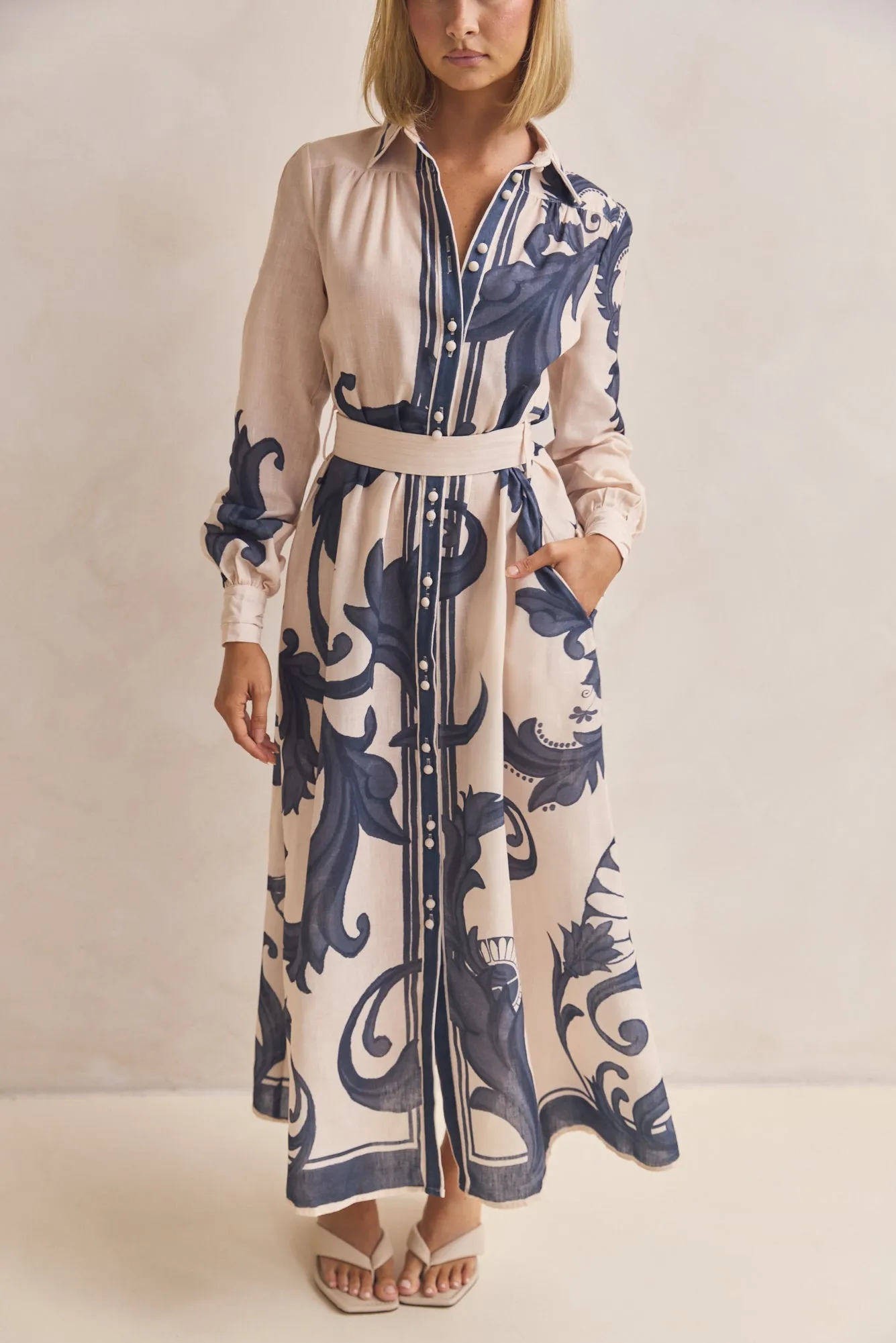 Lyra Maxi Dress (Charcoal) sold by Runway Scout product image thumbnail 2