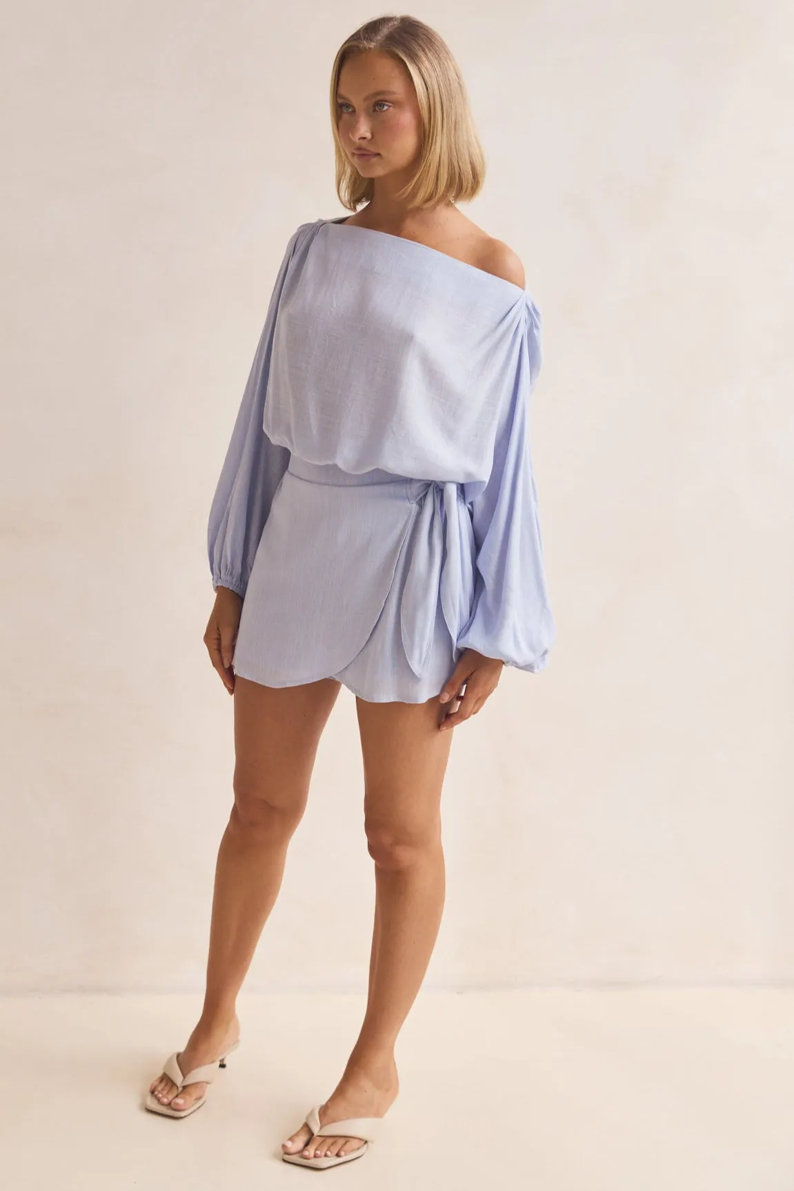 Myra Top (Blue) sold by Runway Scout product image thumbnail 5