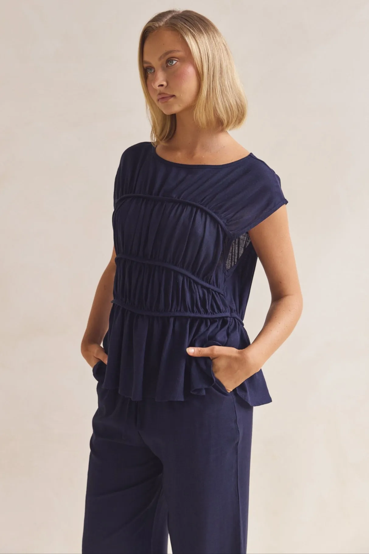 Katia Top (Navy) sold by Runway Scout product image thumbnail 4