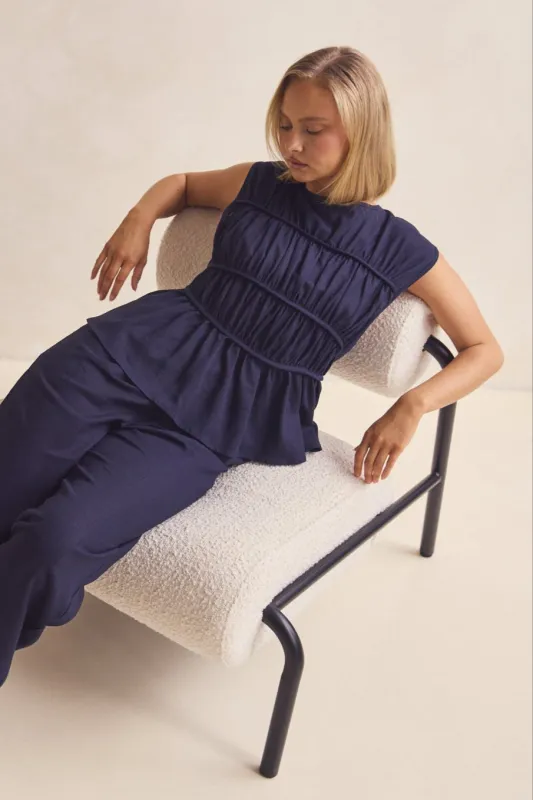 Katia Top (Navy) sold by Runway Scout