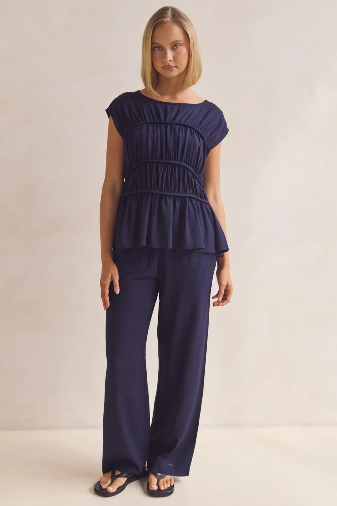 Katia Pant (Navy) sold by Runway Scout product image thumbnail 2