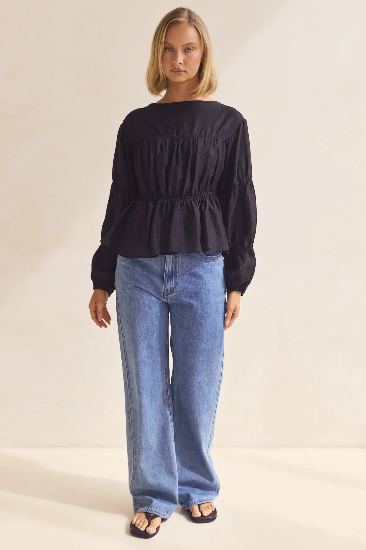 Indra Top (Black) sold by Runway Scout product image thumbnail 4