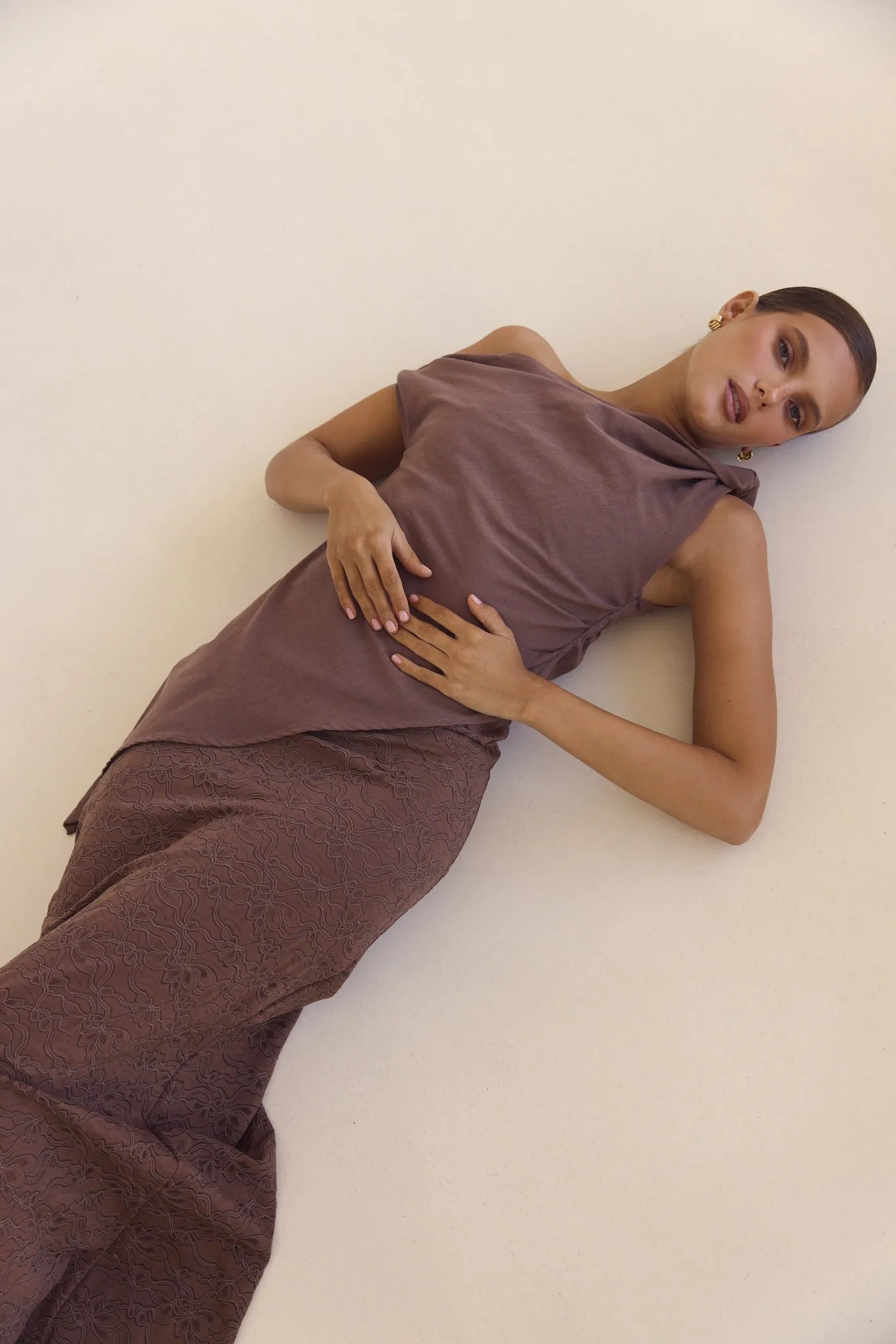 Brielle Set (Chocolate) sold by Runway Scout product image thumbnail 2