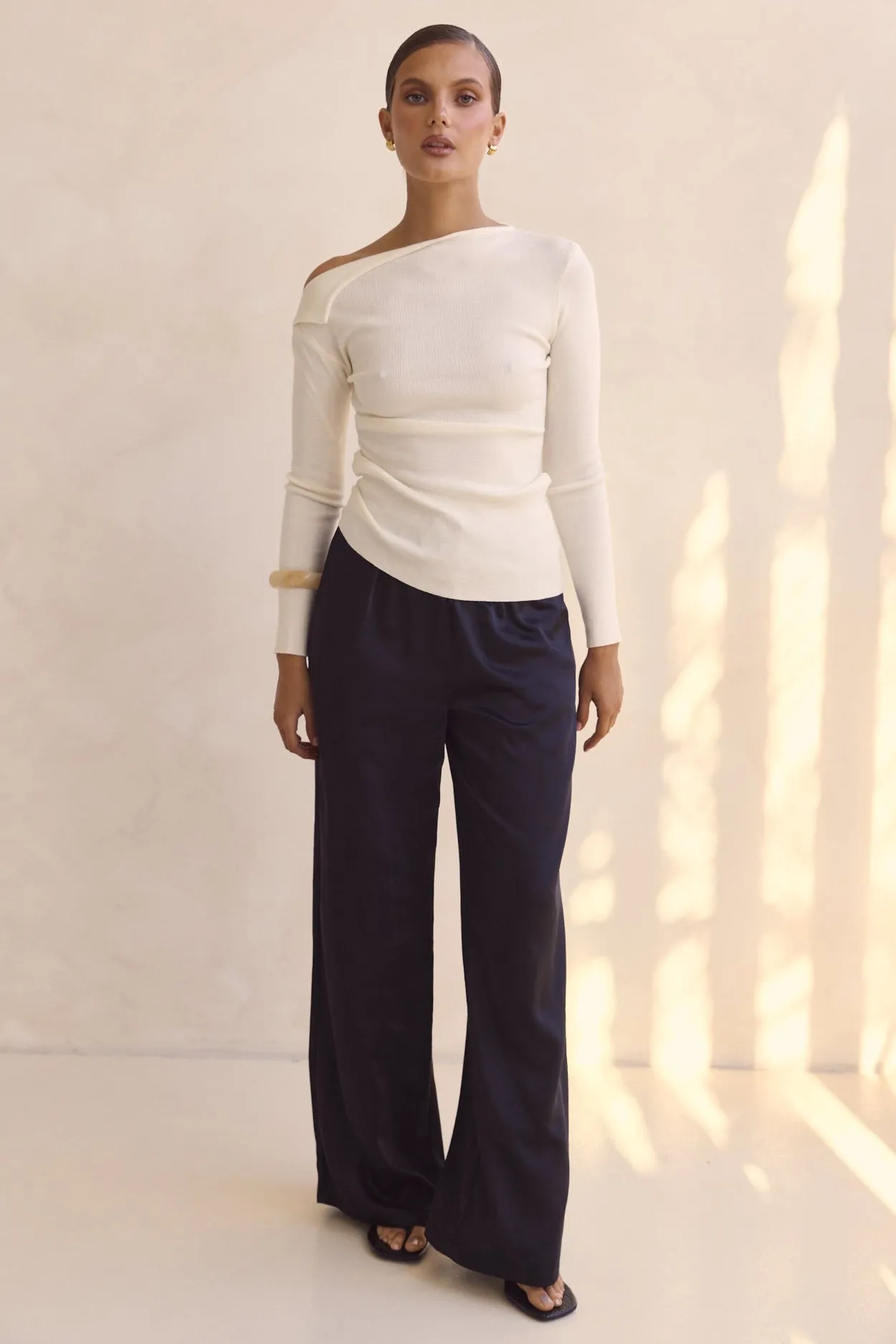 Tanya Knit Top (Cream) sold by Runway Scout product image thumbnail 5