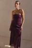 Juliana Maxi Dress (Plum) sold by Runway Scout
