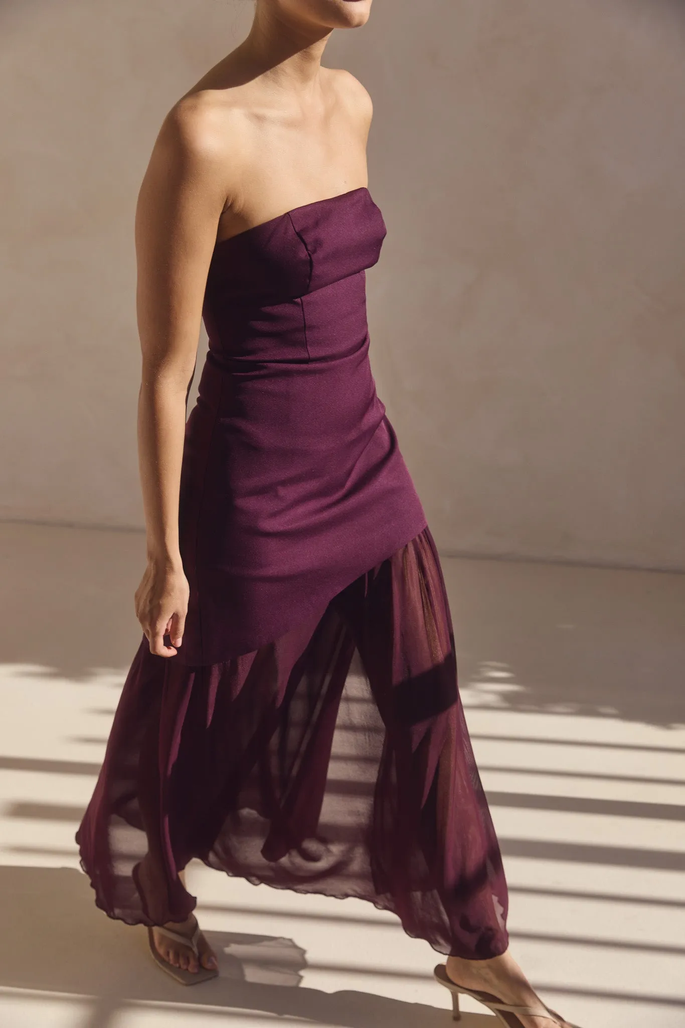 Juliana Maxi Dress (Plum) sold by Runway Scout product image thumbnail 3