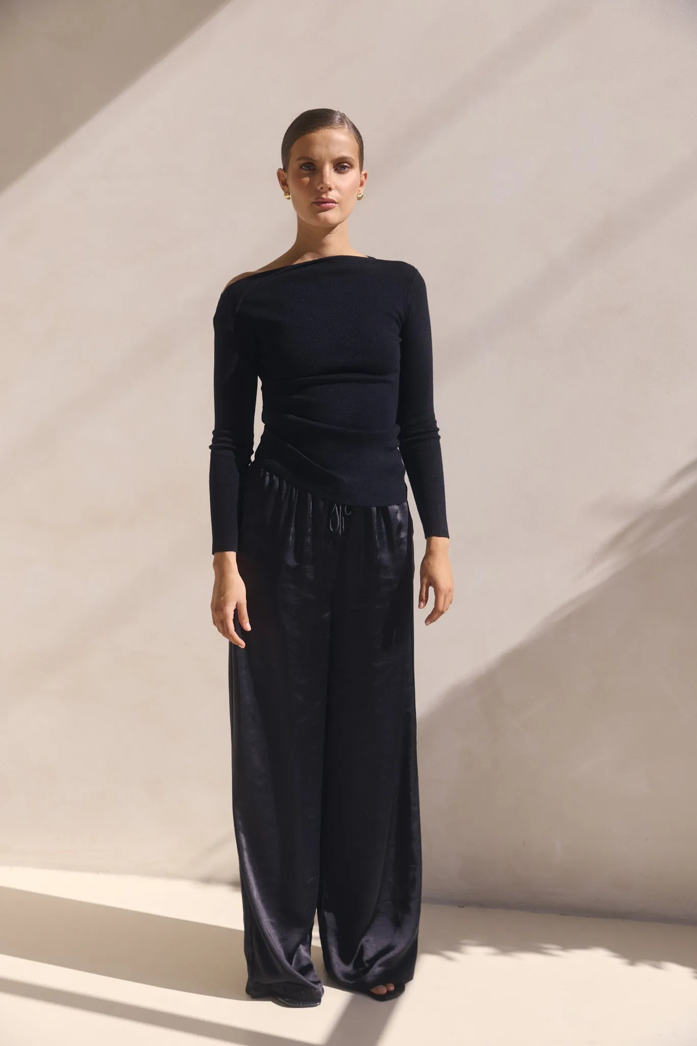 Tanya Knit Top (Black) sold by Runway Scout product image thumbnail 2