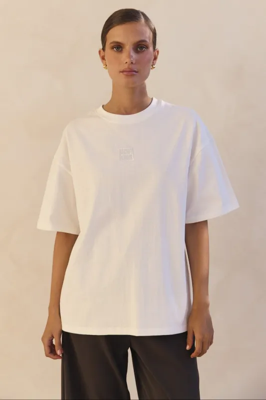Andi Signature Tee (White) made by Runway Scout