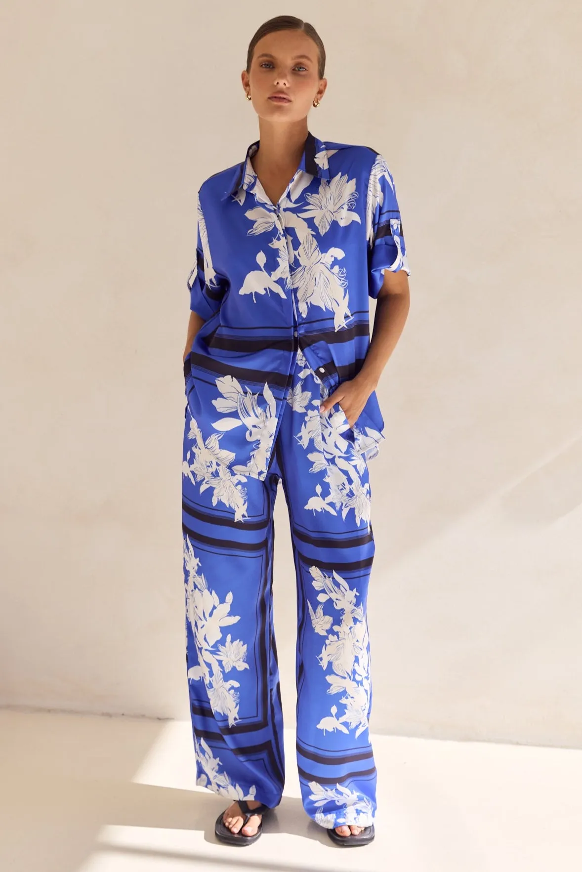 Aria Pant (Cobalt Blue) sold by Runway Scout