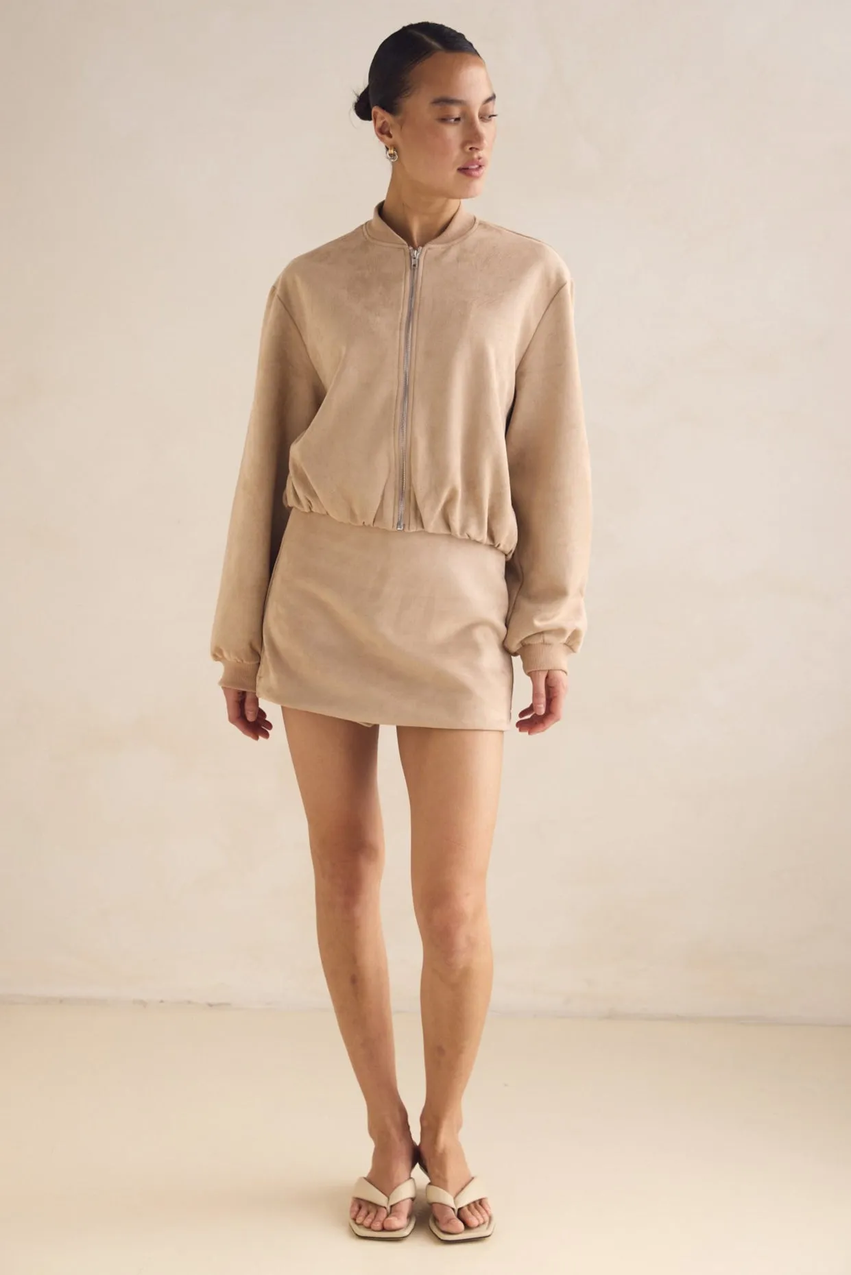 Dylan Mini Skort (Sand) sold by Runway Scout product image thumbnail 3