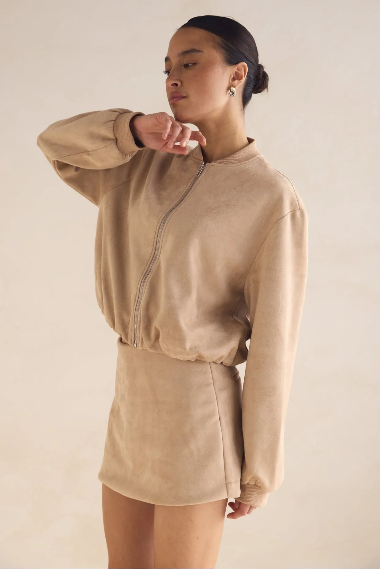 Dylan Mini Skort (Sand) sold by Runway Scout product image thumbnail 5