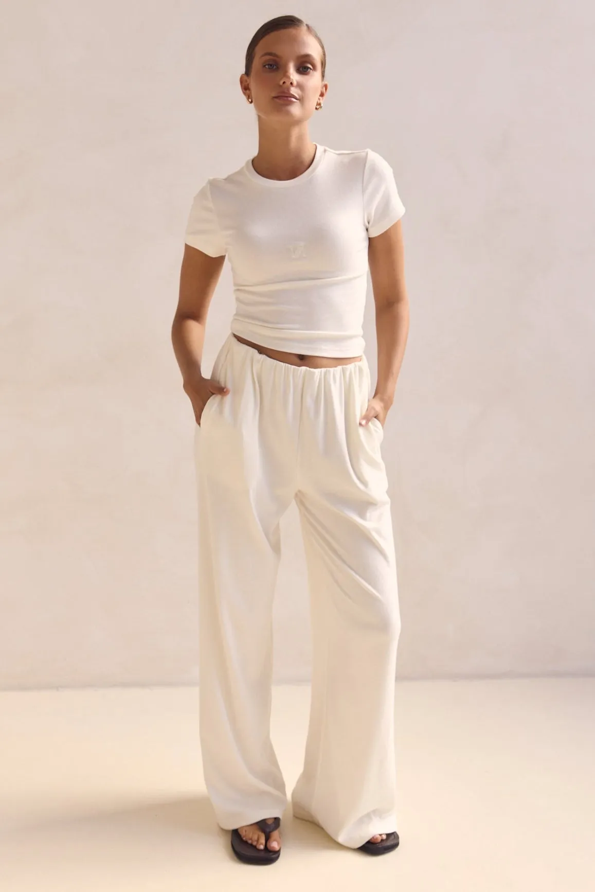 Harlem Pant (White) sold by Runway Scout