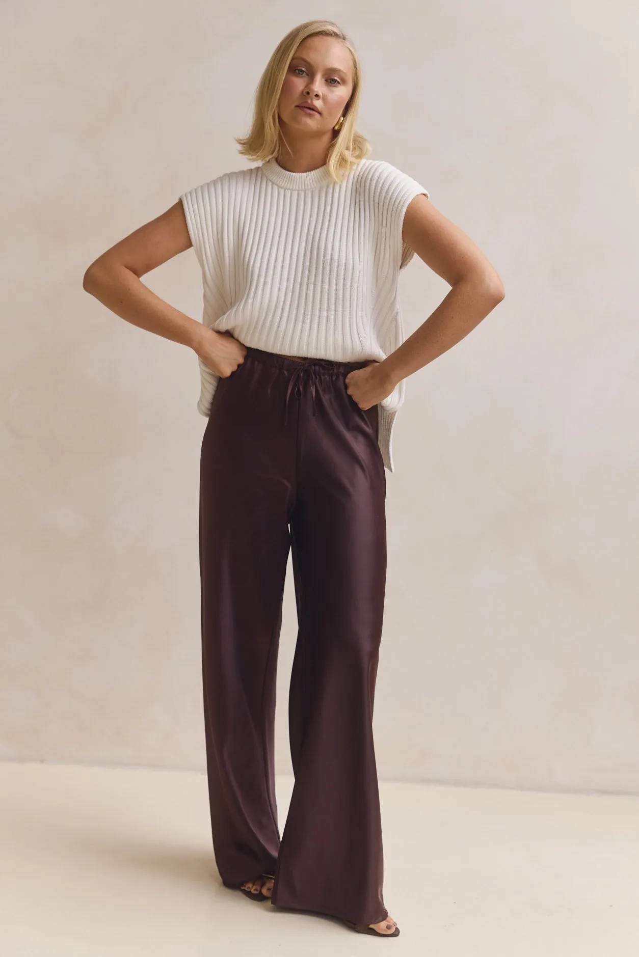 Freya Pant (Chocolate) sold by Runway Scout product image thumbnail 3