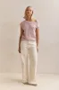 Bali Knit Top (Light Pink) sold by Runway Scout