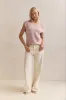 Bali Knit Top (Light Pink) sold by Runway Scout