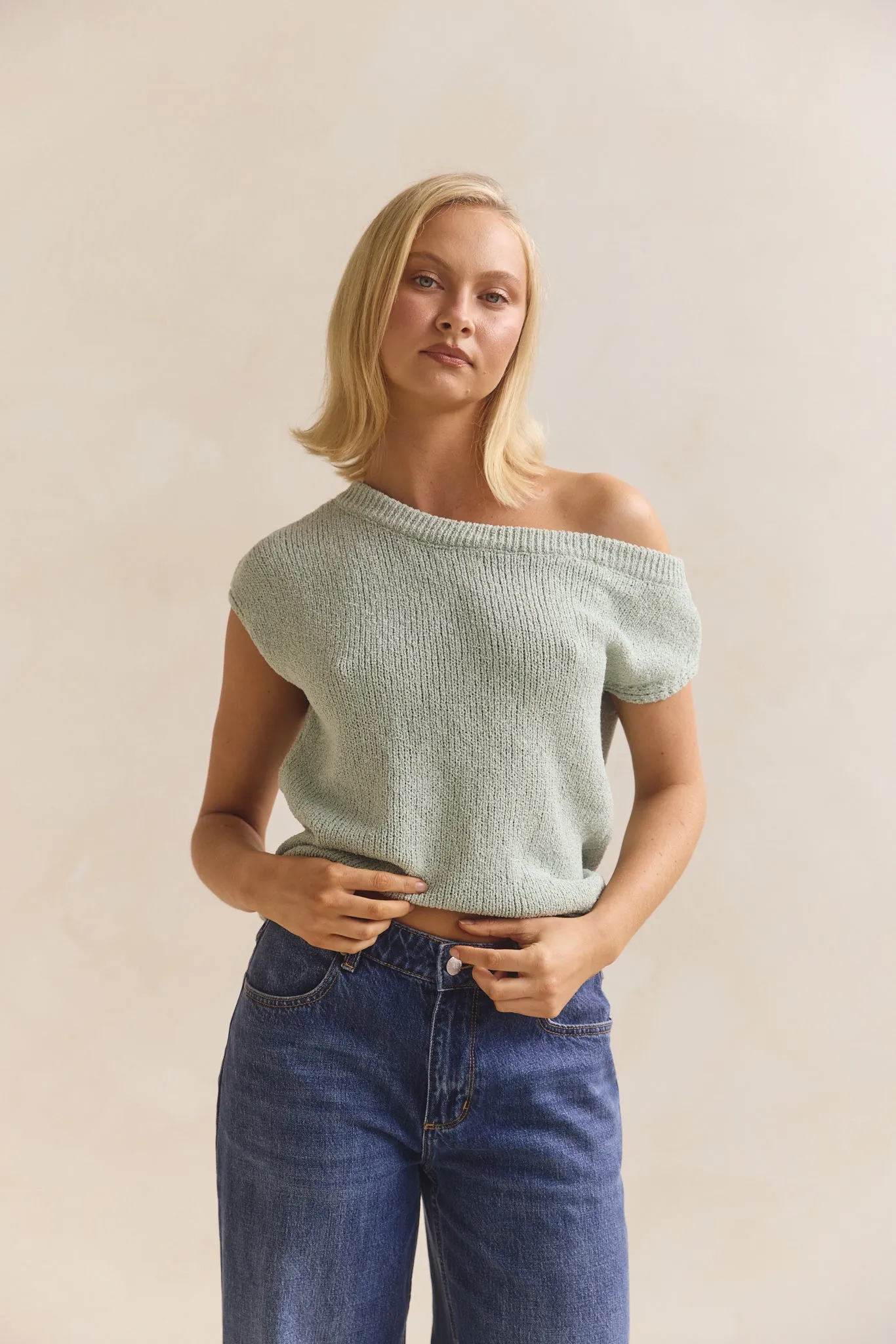 Bali Knit Top (Mint) sold by Runway Scout product image thumbnail 3