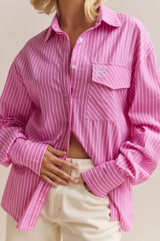 Eva Shirt (Pink) sold by Runway Scout