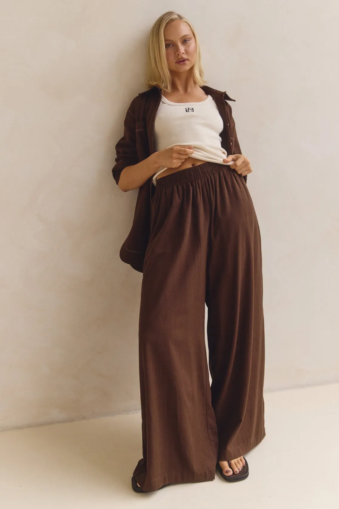 Billie Pant (Chocolate) sold by Runway Scout product image thumbnail 2