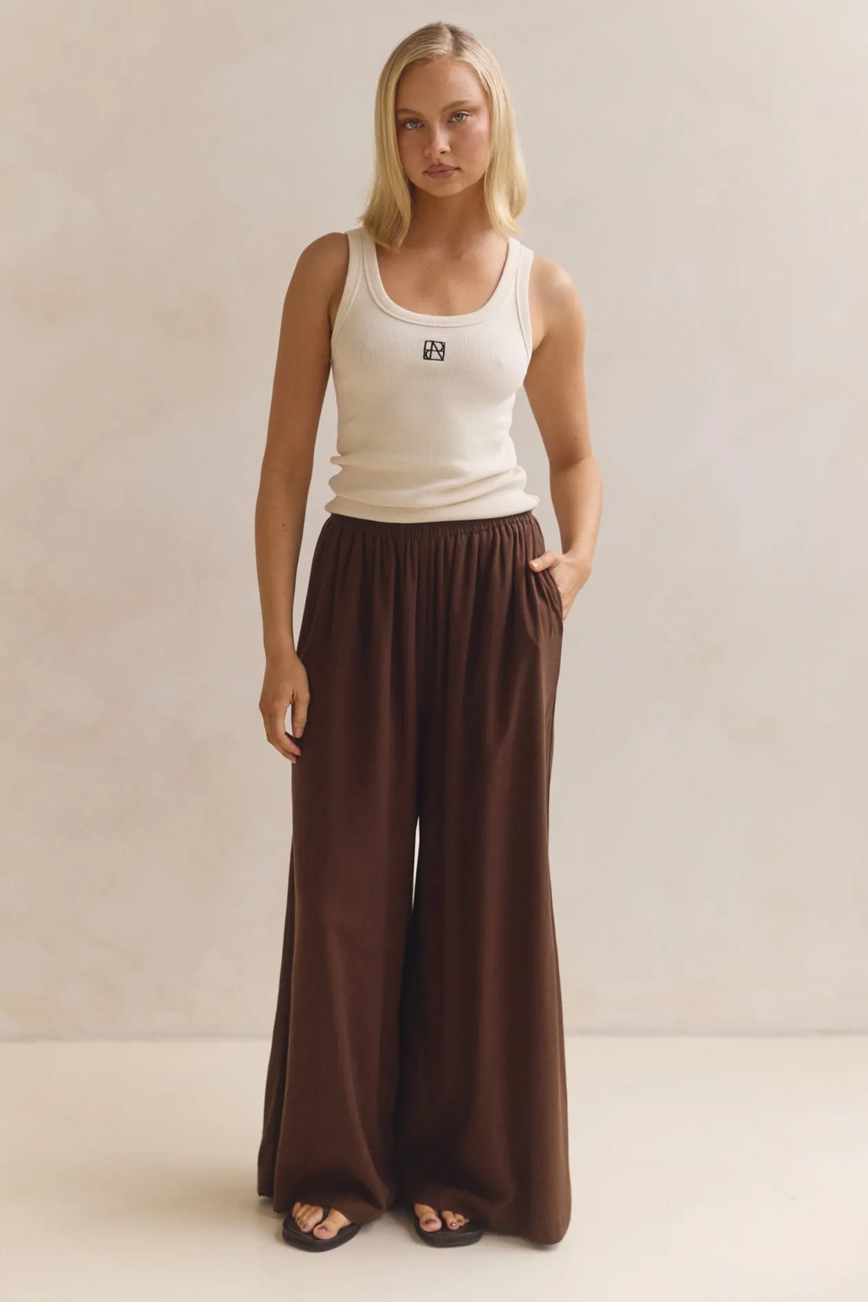 Billie Pant (Chocolate) sold by Runway Scout product image thumbnail 4