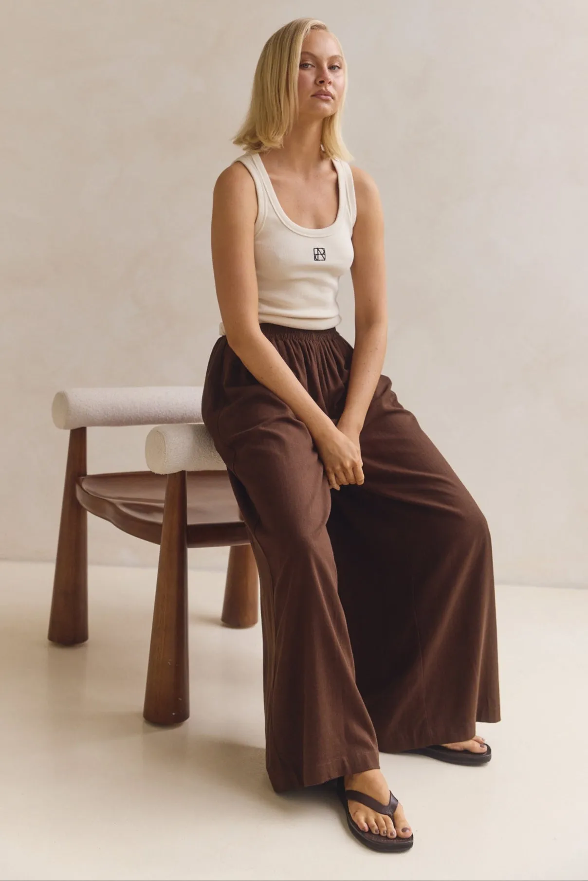 Billie Pant (Chocolate) sold by Runway Scout product image thumbnail 3