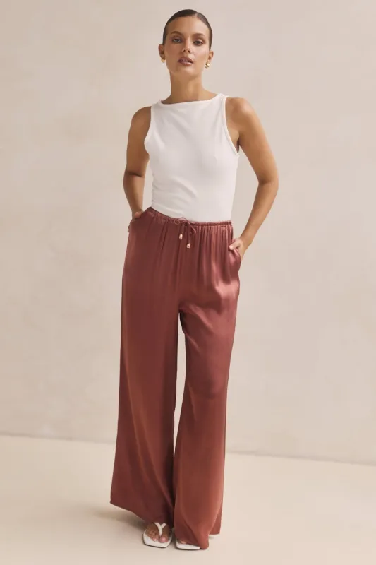 Ada Pant (Rust) sold by Runway Scout