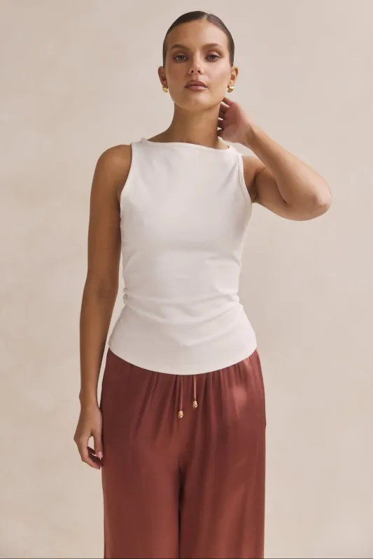 Azaria Top (White) sold by Runway Scout