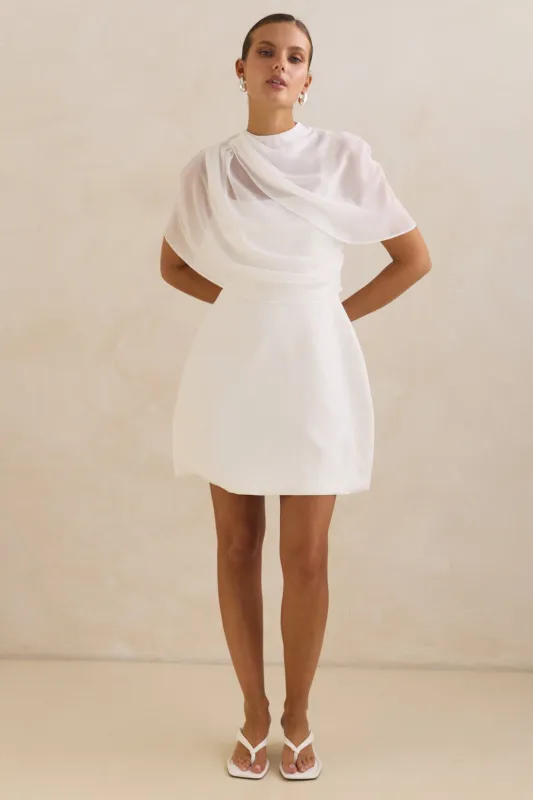 Pixie Mini Dress (White) sold by Runway Scout