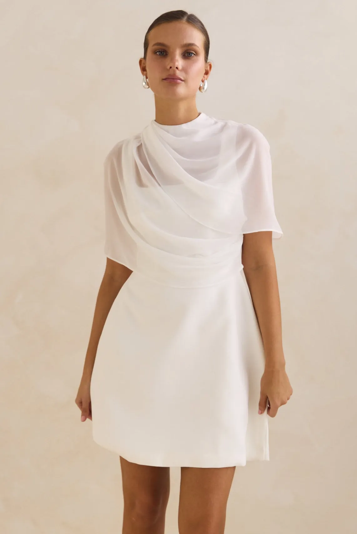 Pixie Mini Dress (White) sold by Runway Scout product image thumbnail 2