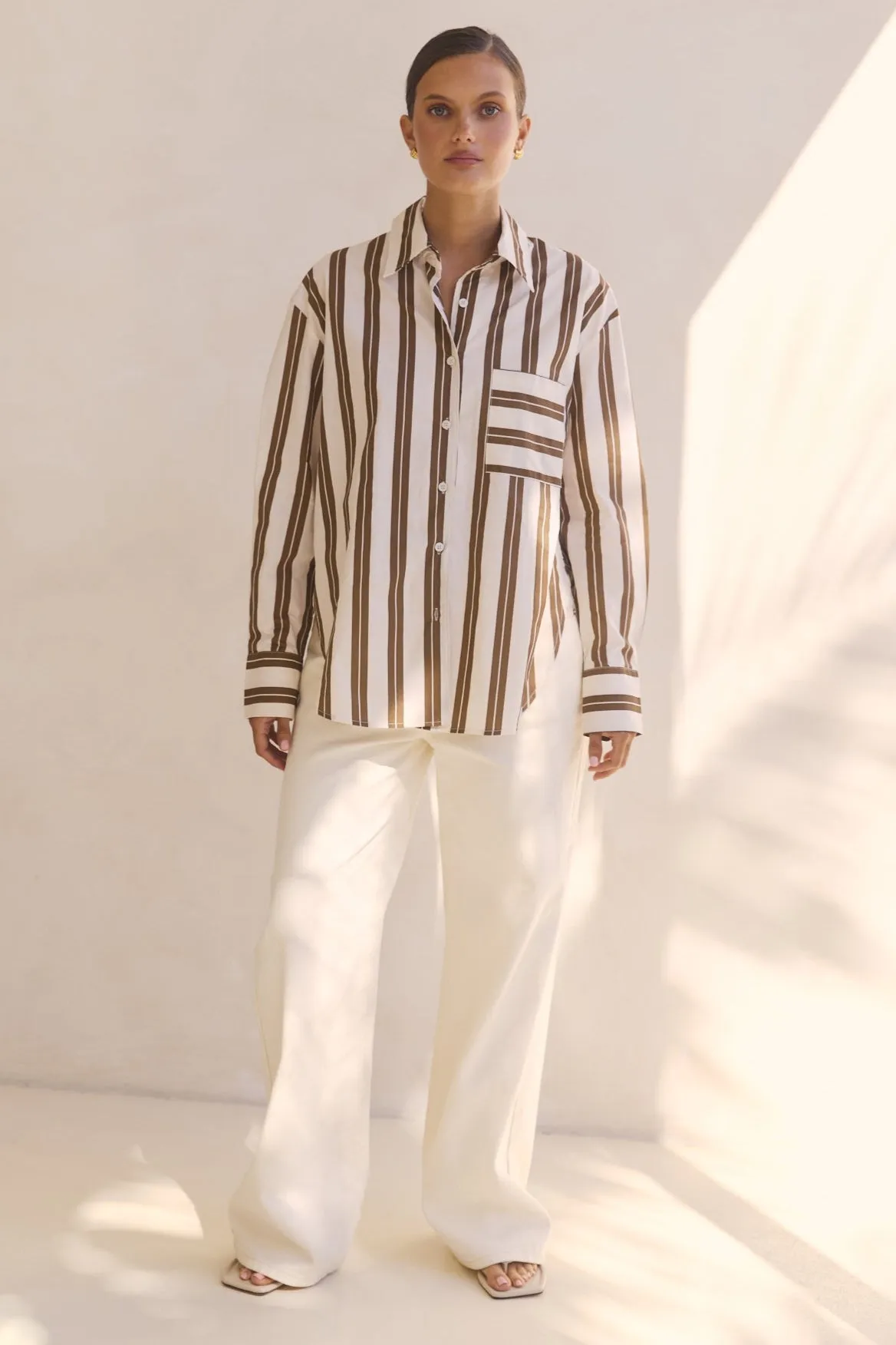Athena Shirt (Brown) sold by Runway Scout product image thumbnail 2