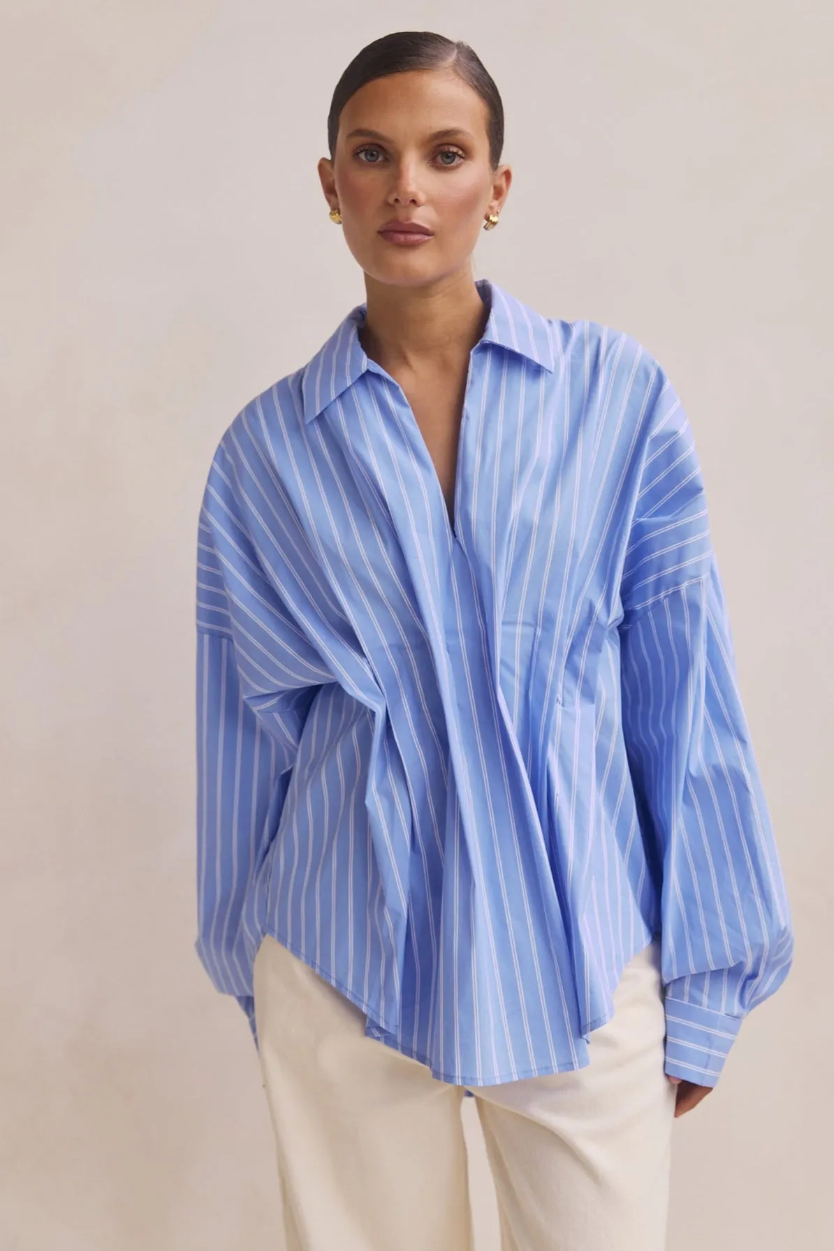 Mirelle Shirt (Blue) sold by Runway Scout product image thumbnail 3