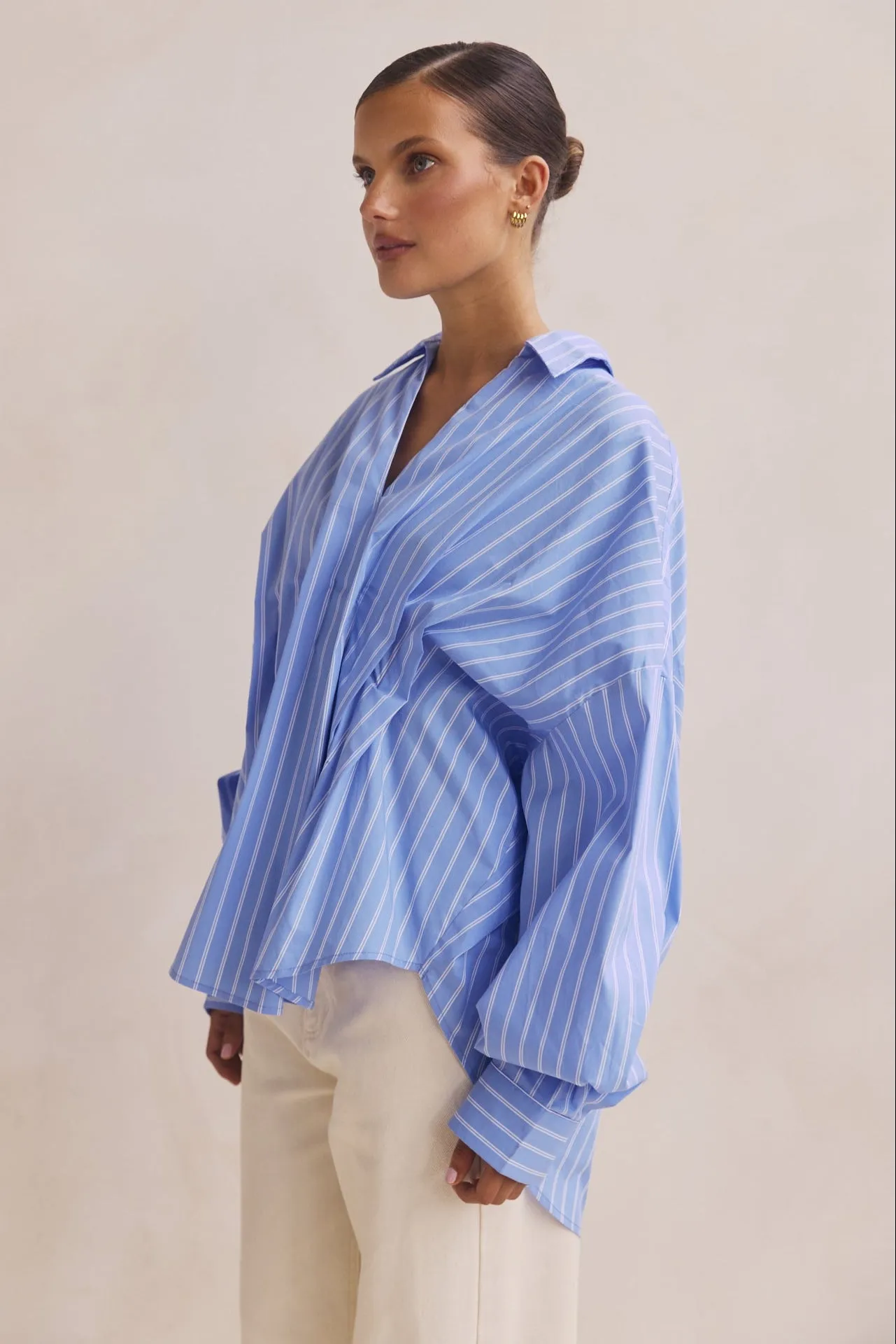 Mirelle Shirt (Blue) sold by Runway Scout product image thumbnail 5