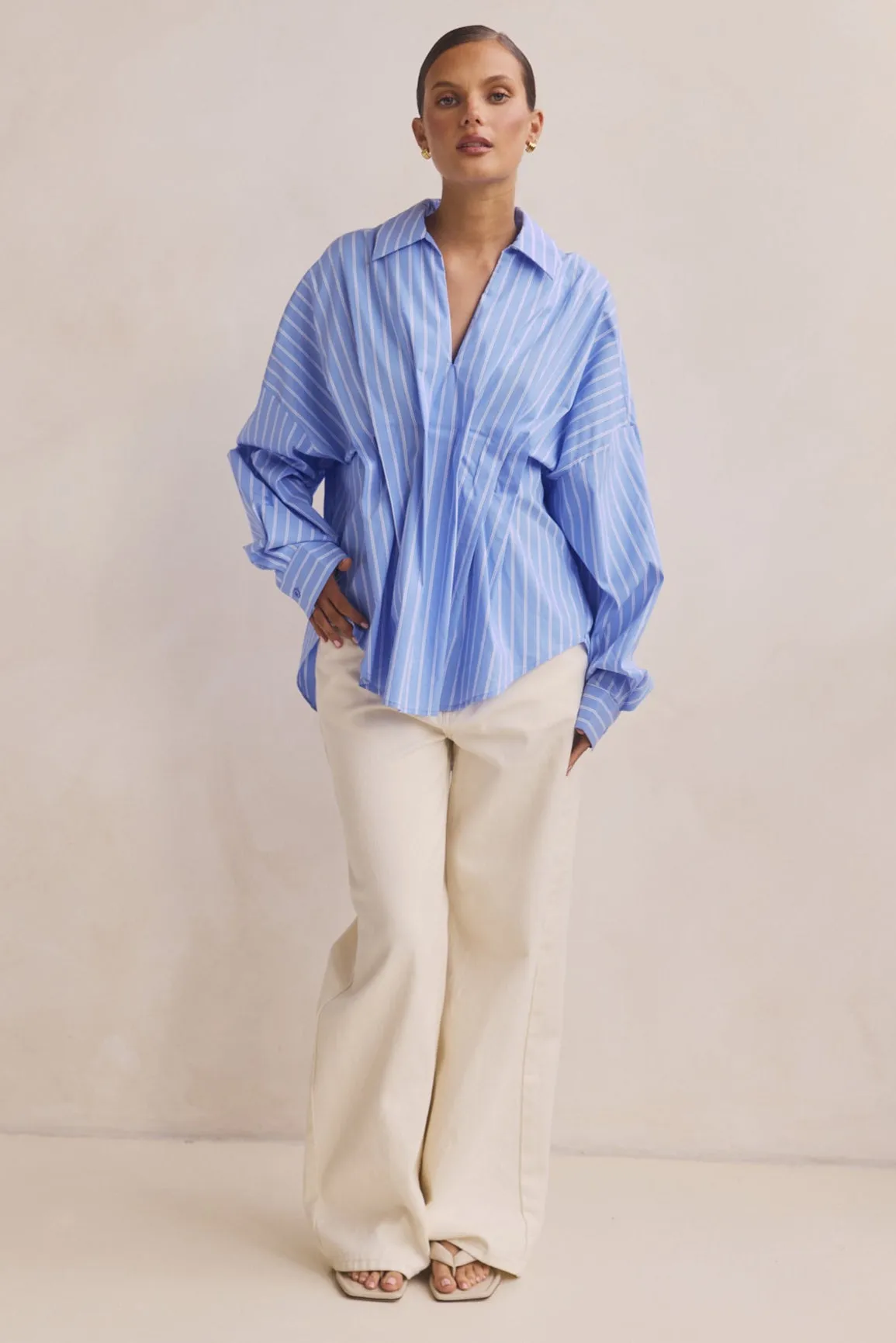 Mirelle Shirt (Blue) sold by Runway Scout product image thumbnail 2