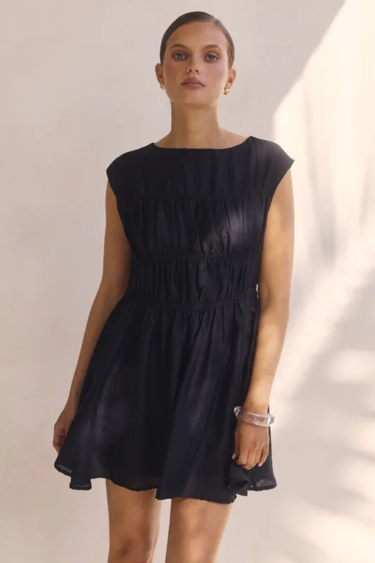 Indra Mini Dress (Black) sold by Runway Scout