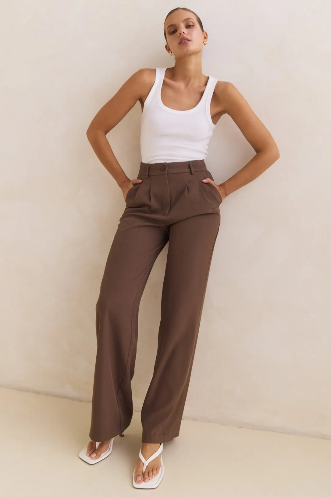 Dahlia Pant (Brown) sold by Runway Scout product image thumbnail 2