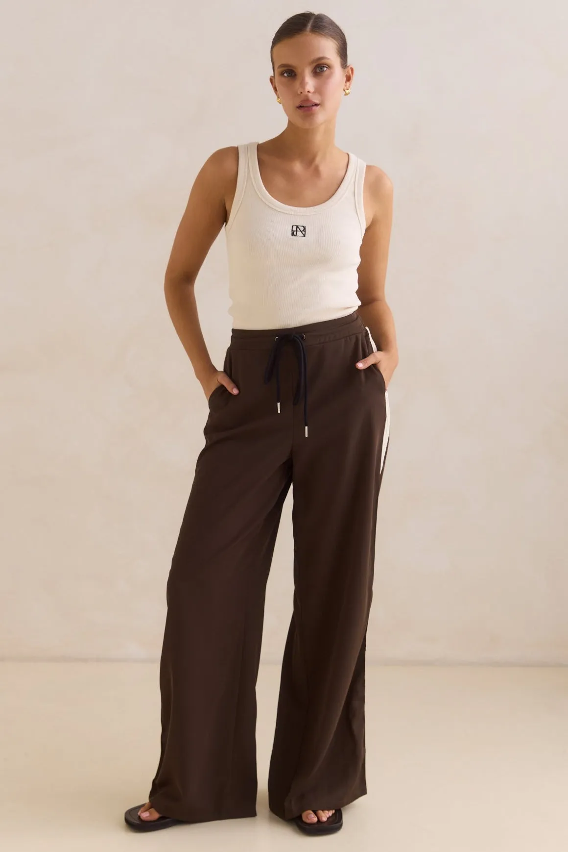 Noir Pant (Chocolate) sold by Runway Scout product image thumbnail 2