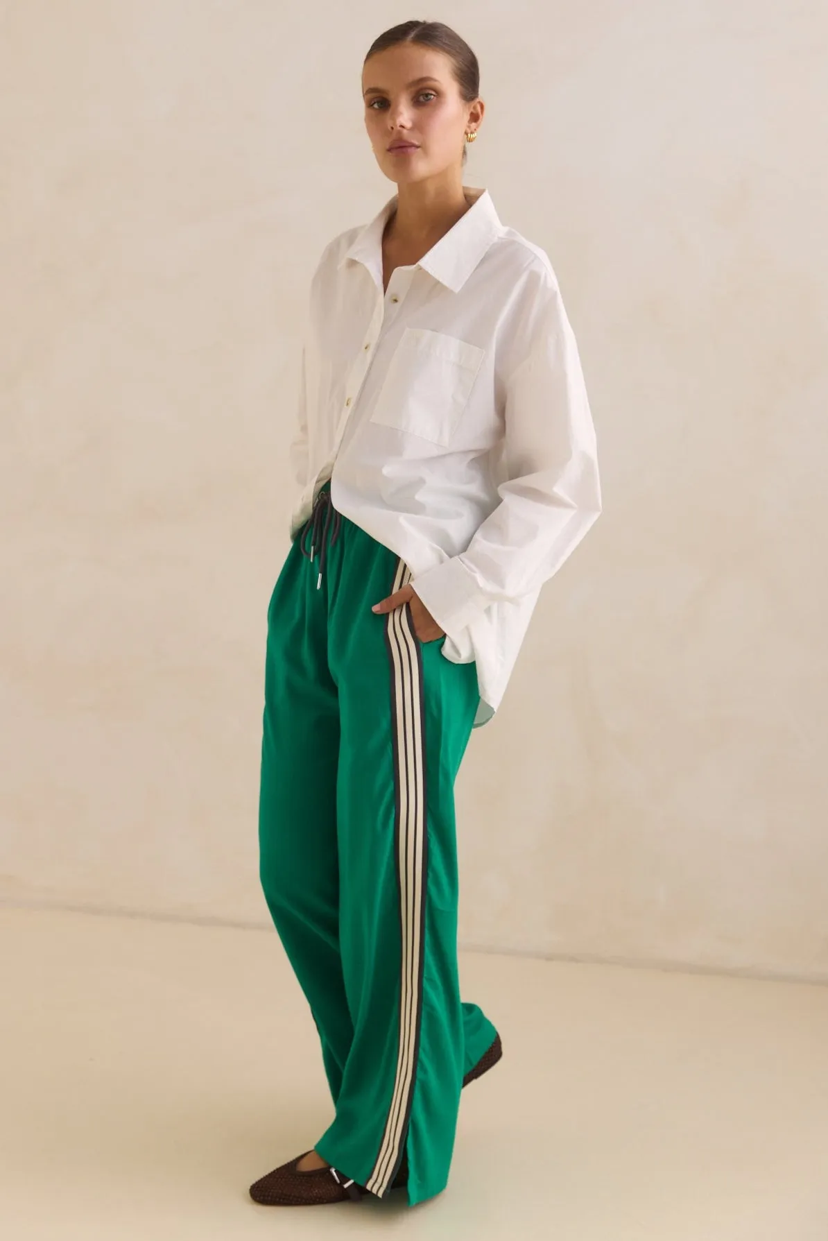 Xen Pant (Light Green) sold by Runway Scout