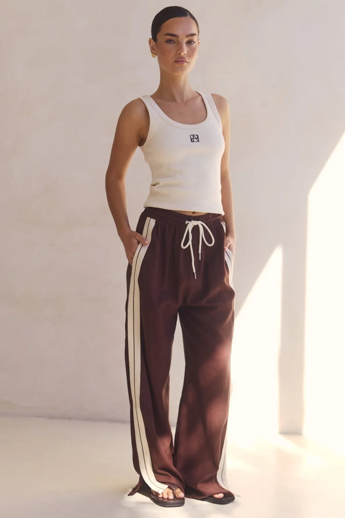 Xen Pant (Chocolate) sold by Runway Scout