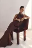 Kaila Maxi Dress (Chocolate) sold by Runway Scout