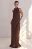 Kaila Maxi Dress (Chocolate) sold by Runway Scout