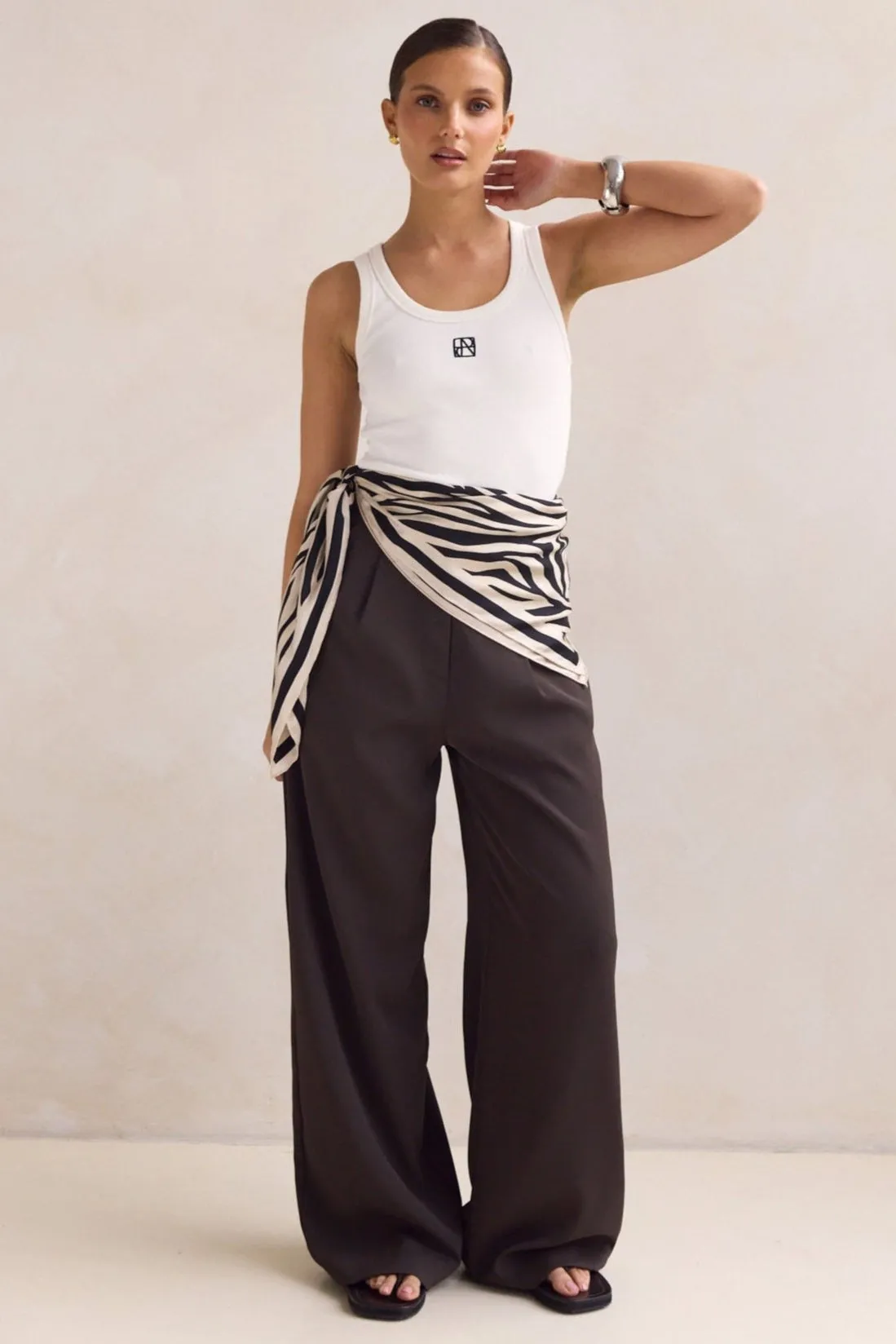 Lexi Signature Tank (White) sold by Runway Scout product image thumbnail 2