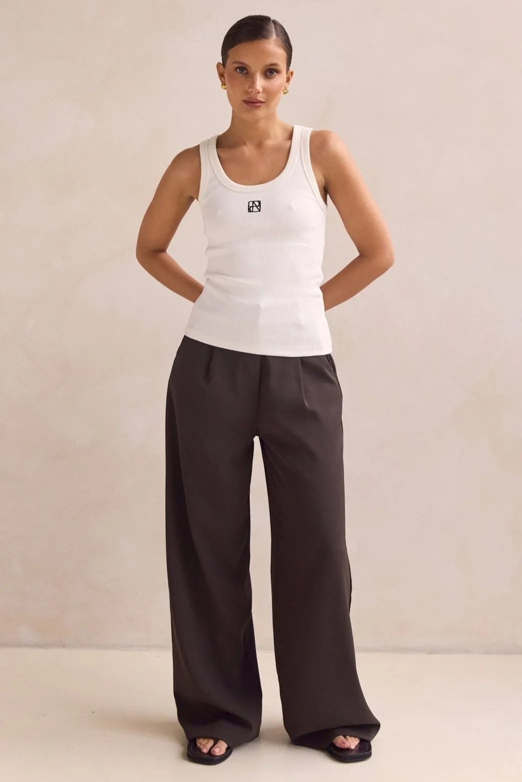 Lexi Signature Tank (White) sold by Runway Scout product image thumbnail 4