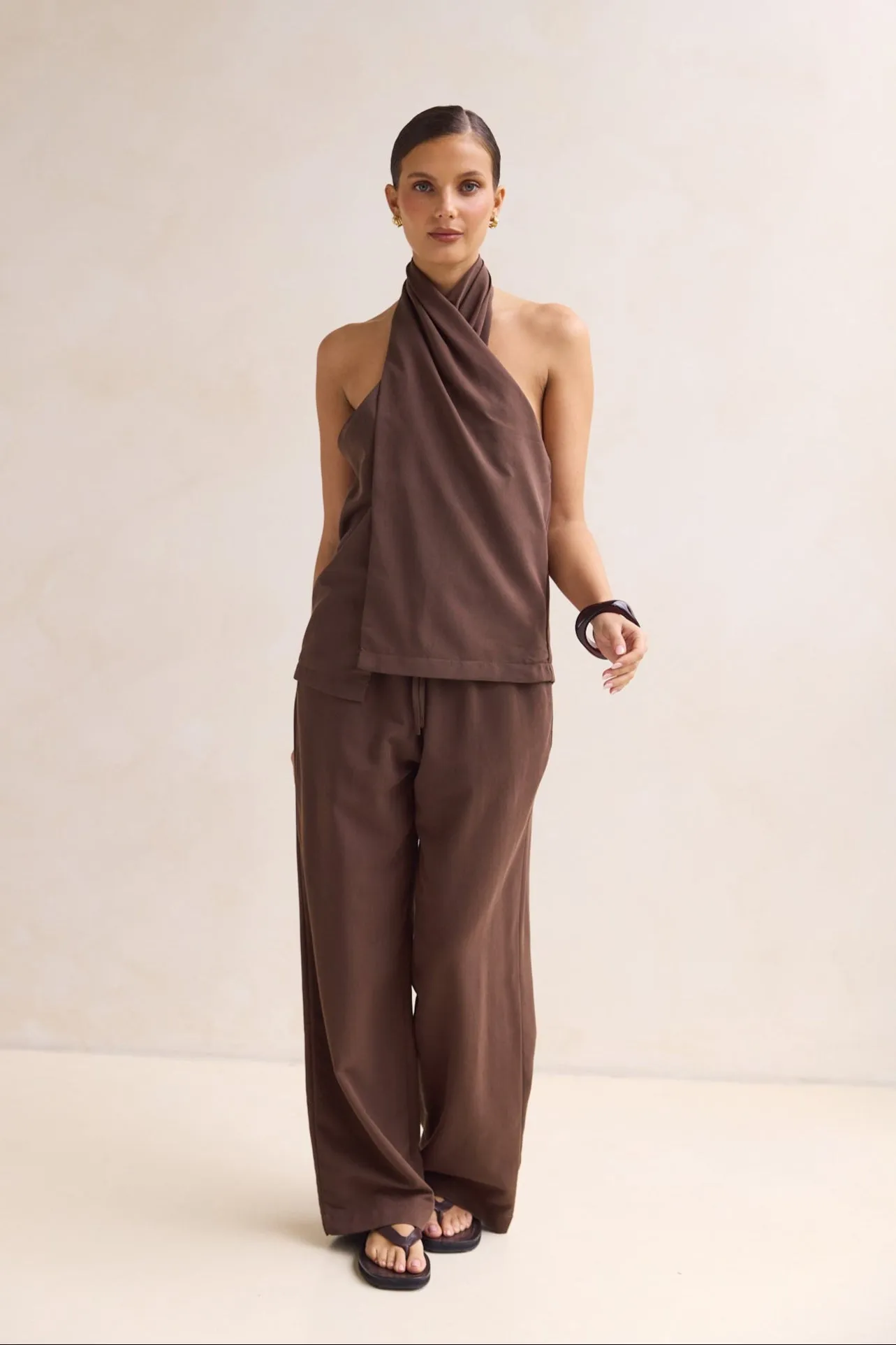 Suri Top (Chocolate) sold by Runway Scout product image thumbnail 4