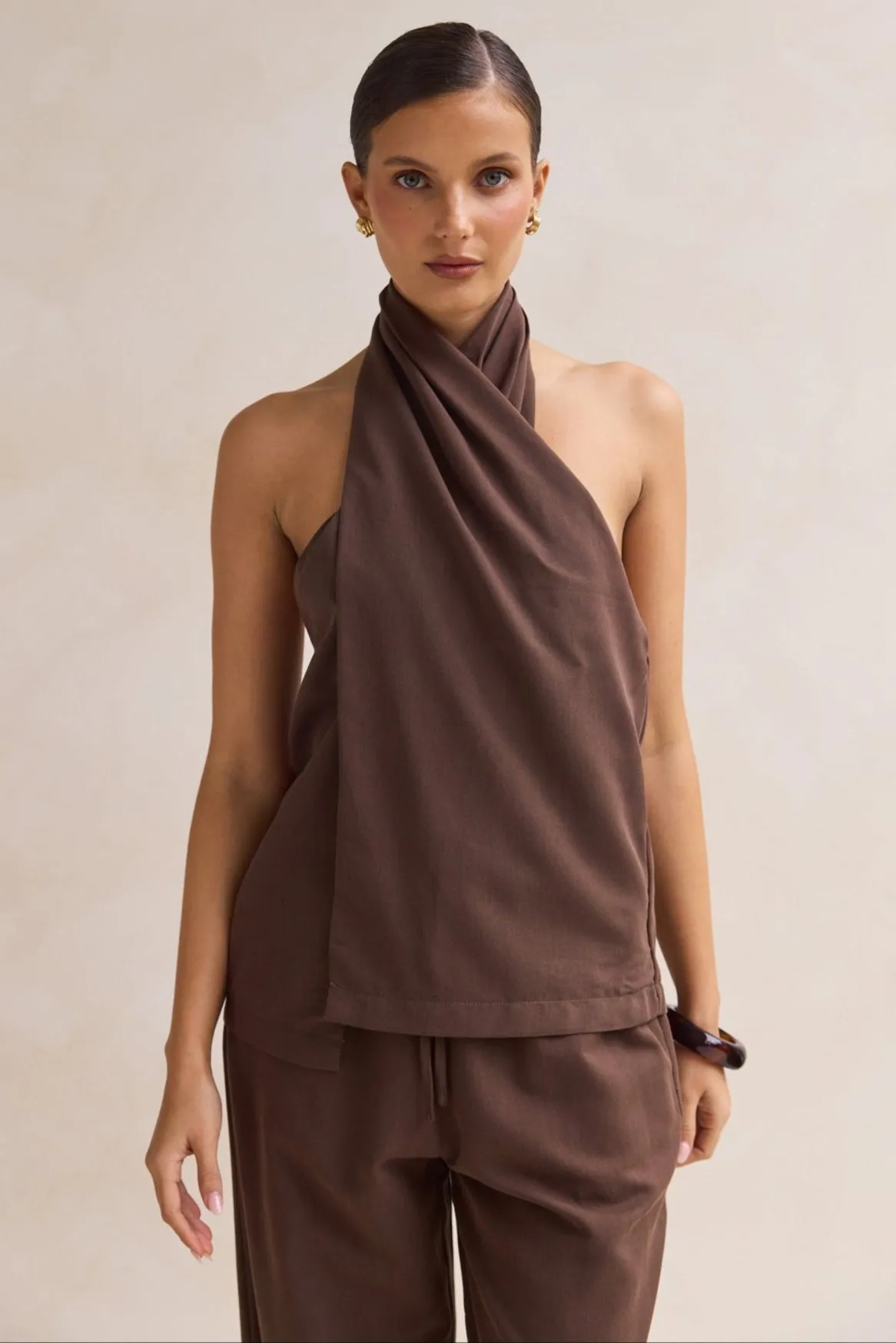 Suri Top (Chocolate) sold by Runway Scout product image thumbnail 2