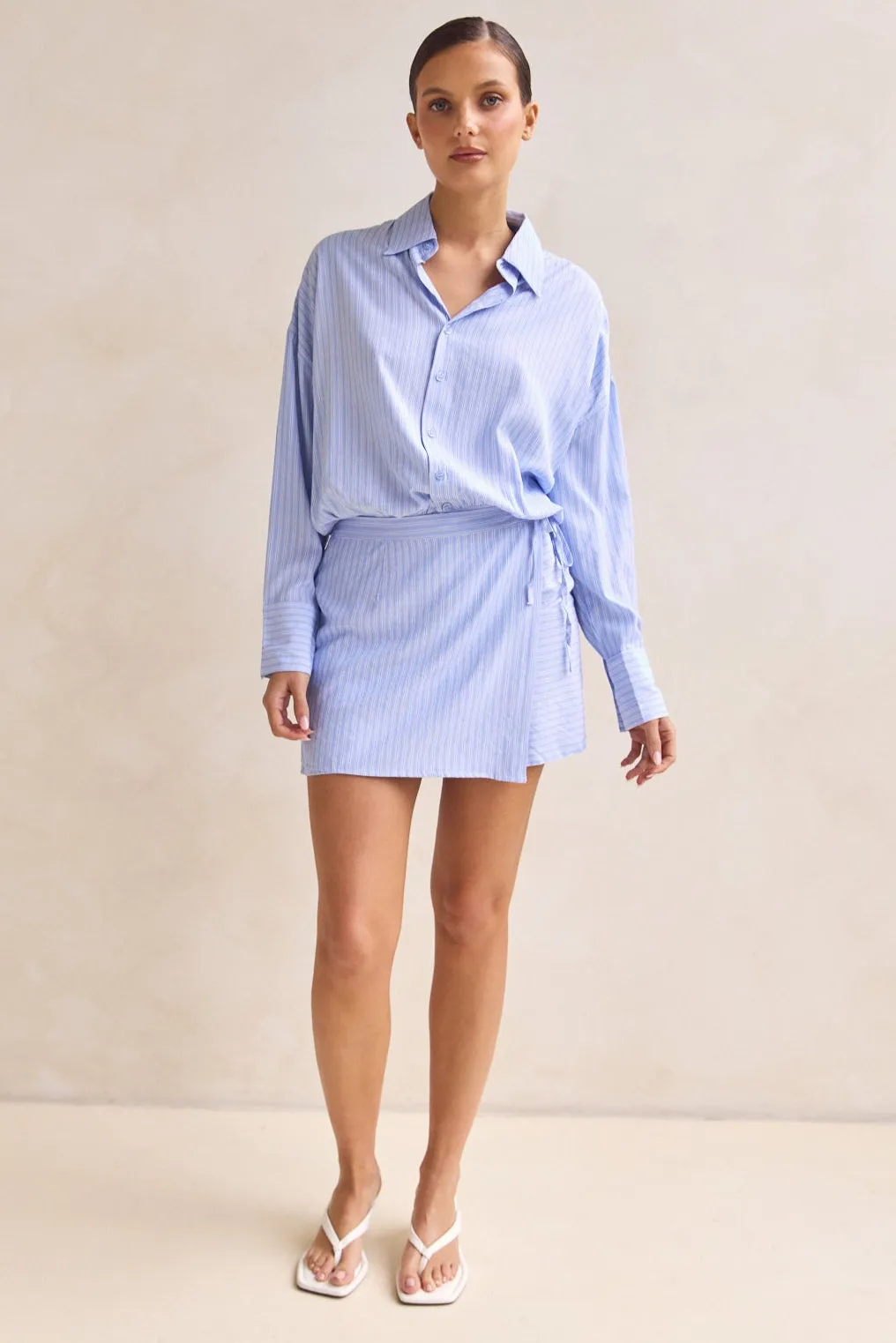 Valerie Mini Dress (Blue) sold by Runway Scout product image thumbnail 2