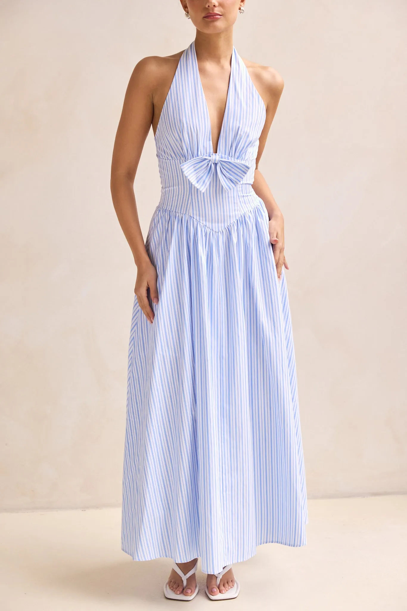 Solenne Maxi Dress (Blue) sold by Runway Scout product image thumbnail 4