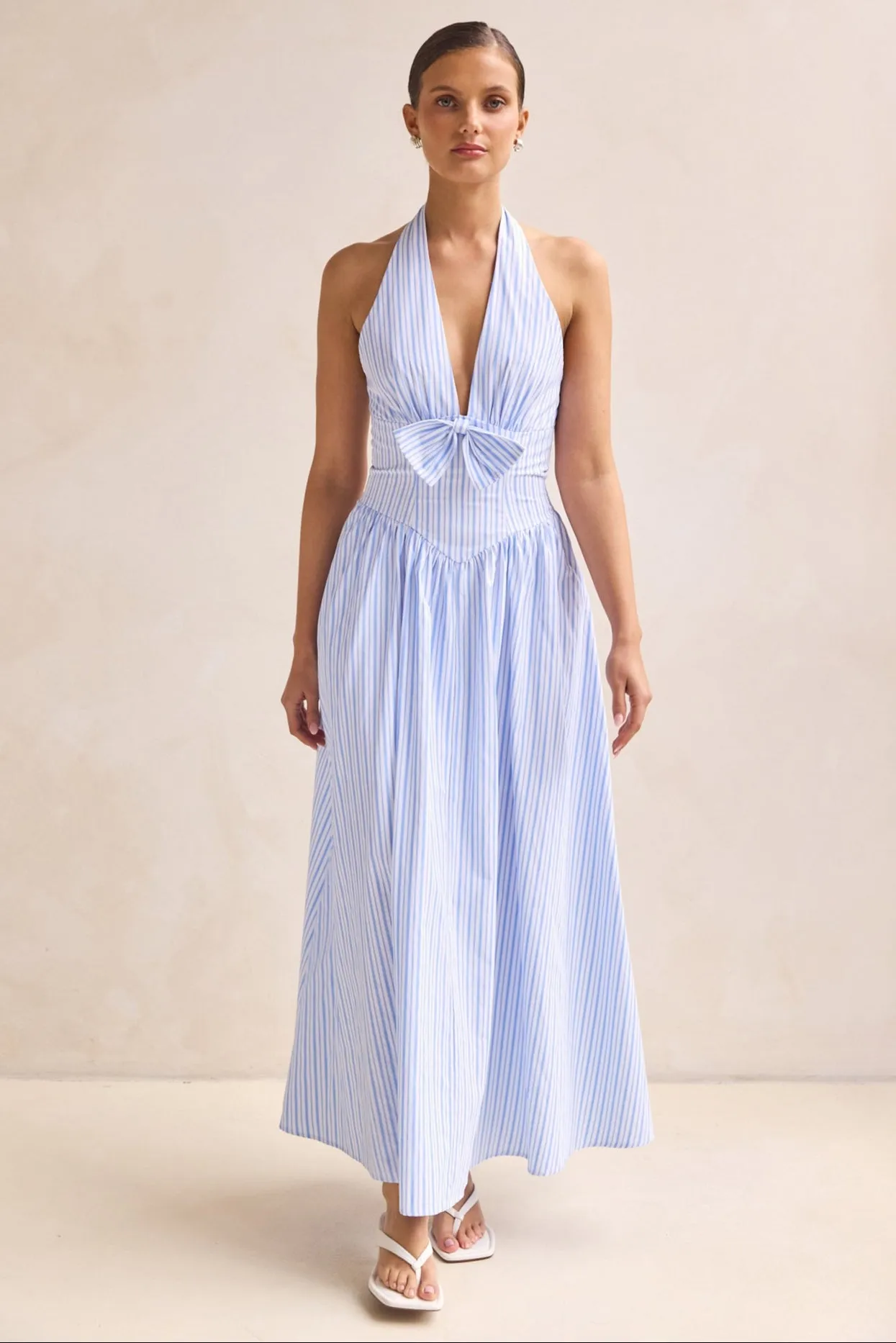 Solenne Maxi Dress (Blue) sold by Runway Scout product image thumbnail 3