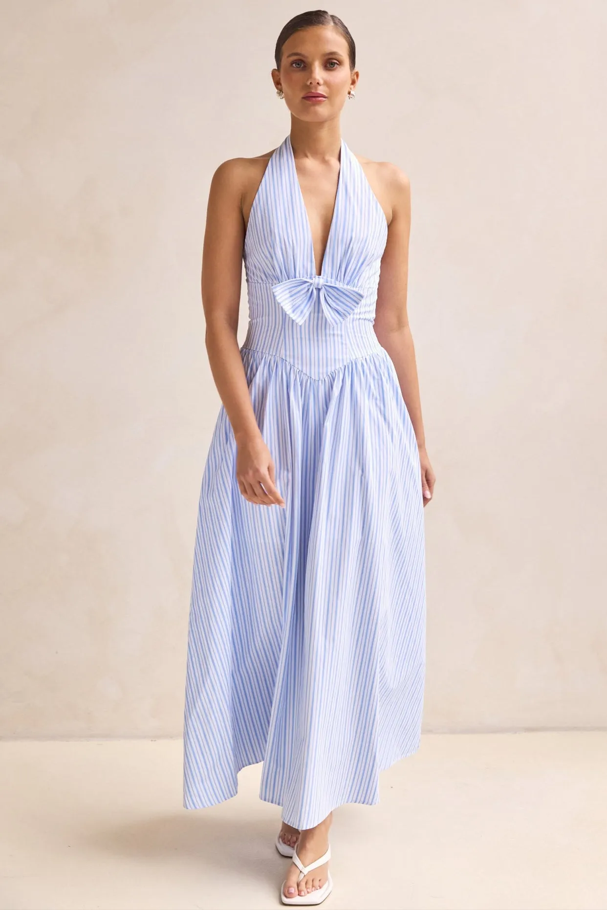 Solenne Maxi Dress (Blue) sold by Runway Scout product image thumbnail 2