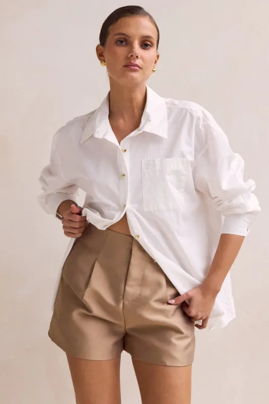 Lysandra Short (Beige) sold by Runway Scout